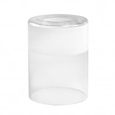 Плафон для люстры Nina Glass Цилиндр E27 стеклянный прозрачная полоса, цвет белый