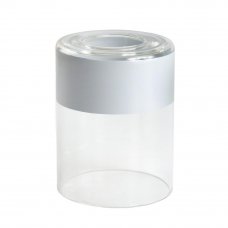 Плафон для люстры Nina Glass Цилиндр E27 стеклянный прозрачная полоса, цвет серый
