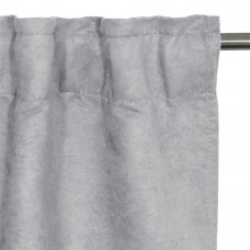 Штора на ленте со скрытыми петлями «Нью Манчестер», 200x280 см, цвет светло-серый