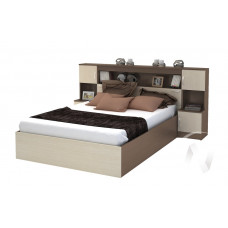 Кровать с прикроватным блоком КР 552 Спальня Бася