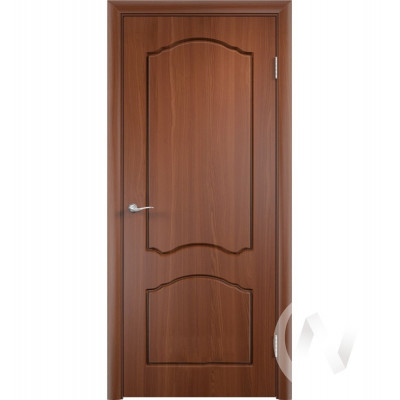 Дверь ПВХ Тип Азалия, 60, глухая, итальянский орех, NK60521