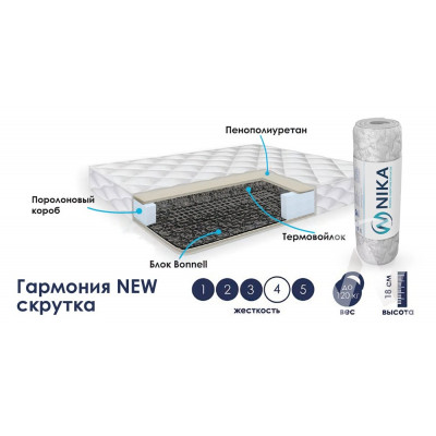 Матрас Гармония NEW скрутка, NK67158