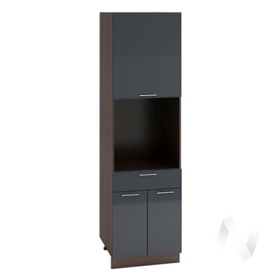 Кухня "Валерия-М" Шкаф пенал с ящиком 600, ШП1Я 600, NK69022