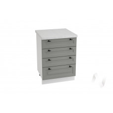 Кухня "Ницца Royal" Шкаф нижний с 4-мя ящиками 600, ШН4Я 600