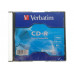 CD-диск Verbatim CD-R, 0.7 ГБ, Slim Case, 52x, 1 шт, BT-0008634