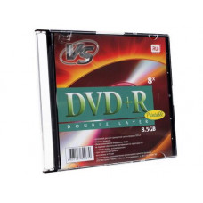 DVD-диск VS DVD+R, 8.5 ГБ, Slim Case, 8x, 1 шт