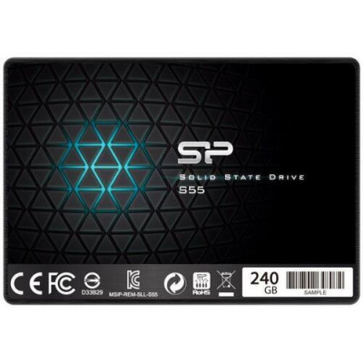 240 ГБ 2.5" SATA накопитель Silicon Power Slim S55 [SP240GBSS3S55S25], BT-0194874