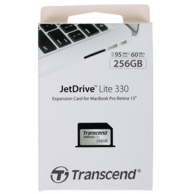 Карта памяти Transcend JetDrive Lite 330 MacBook Air Expansion Card 256 ГБ [TS256GJDL330], BT-1076886