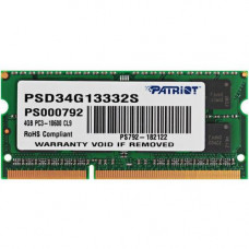 Оперативная память SODIMM Patriot Signature Line [PSD34G13332S] 4 ГБ