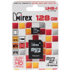 Карта памяти Mirex microSDXC 128 ГБ [13613-AD10S128]