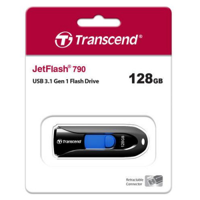 Память USB Flash 128 ГБ Transcend JetFlash 790K [TS128GJF790K], BT-1105910