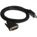 Кабель соединительный DEXP DisplayPort - DVI-D, 1.8 м, BT-1117066