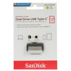 Память OTG USB Flash 128 ГБ SanDisk Ultra Dual [SDDDC2-128G-G46]