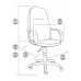 Кресло офисное TetChair LEADER 2604 красный, BT-1131518