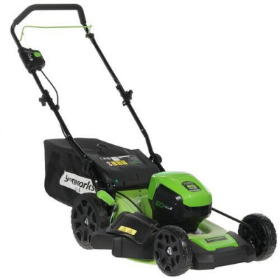 Газонокосилка аккумуляторная GreenWorks GD60LM46HP 60V, BT-1132937