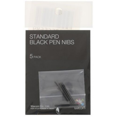 Наконечник для стилуса Wacom Standard Black Pen Nibs черный, BT-1158506