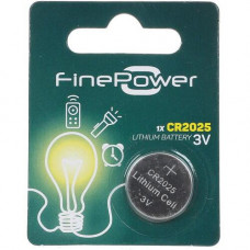 Батарейка литиевая FinePower CR2025