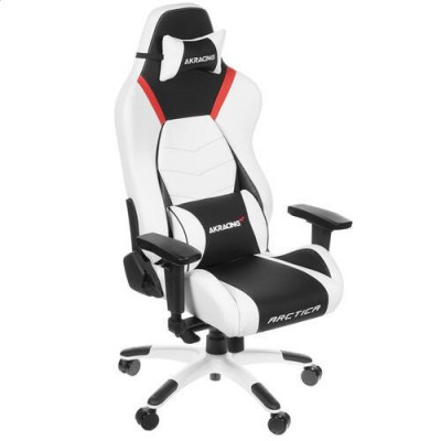 Кресло игровое AKRacing ARCTICA белый, красный, BT-1175319