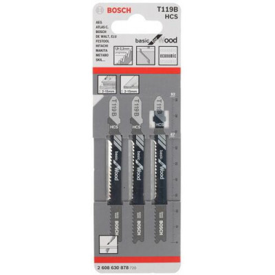 Пилки для лобзика Bosch 2608630878, BT-1178001