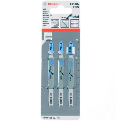 Пилки для лобзика Bosch 2608631507, BT-1178002