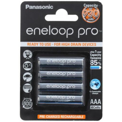 Аккумулятор Panasonic Eneloop Pro BK-4HCDE/4BE 930 мА*ч, BT-1259466