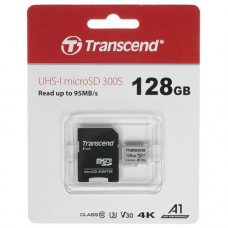 Карта памяти Transcend 300S microSDXC 128 ГБ [TS128GUSD300S-A]