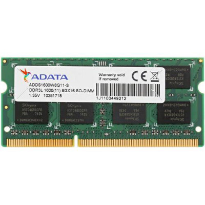 Оперативная память SODIMM ADATA [ADDS1600W8G11-S] 8 ГБ, BT-1350269