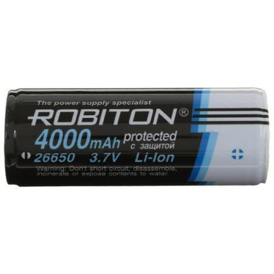 Аккумулятор ROBITON Li26650 4000 мА*ч, BT-1351126