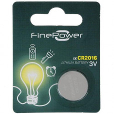 Батарейка литиевая FinePower CR2016