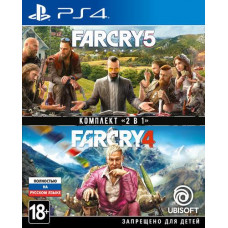 Игра Far Cry 4 [русская версия] + Far Cry 5 [английская версия] (PS4)