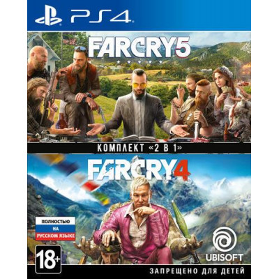 Игра Far Cry 4 [русская версия] + Far Cry 5 [английская версия] (PS4), BT-1370590