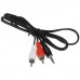 Кабель Aceline 3.5 mm jack - RCA х2 черный, BT-1380011