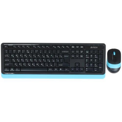 Клавиатура+мышь беспроводная A4Tech Fstyler FG1010 черный, BT-1395909