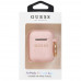 Чехол Aceline LightPods, AirPods, AirPods 2 Guess GUACCSILGLLP розовый, BT-1649296