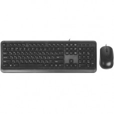Клавиатура+мышь проводная DEXP KM-3004BU черный