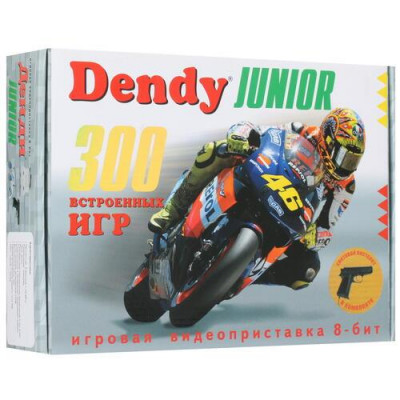 Ретро-консоль Dendy Junior + 300 игр + световой пистолет, BT-1669589