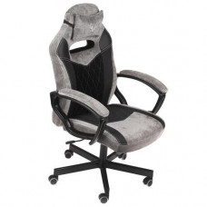 Кресло игровое Zombie VIKING 6 KNIGHT серый