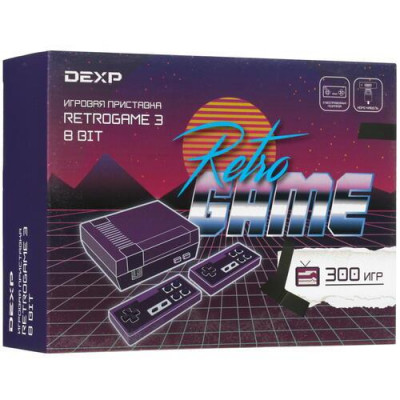 Ретро-консоль DEXP RetroGAME 3 + 300 игр, BT-1696184