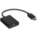 Переходник Ugreen HDMI - VGA+Jack 3.5, 0.25 м, BT-4714345