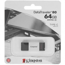 Память OTG USB Flash 64 ГБ Kingston DataTraveler 80 [DT80/64GB]