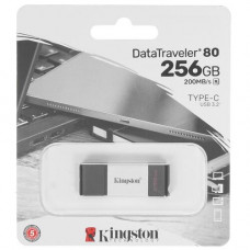 Память OTG USB Flash 256 ГБ Kingston DataTraveler 80 [DT80/256GB]