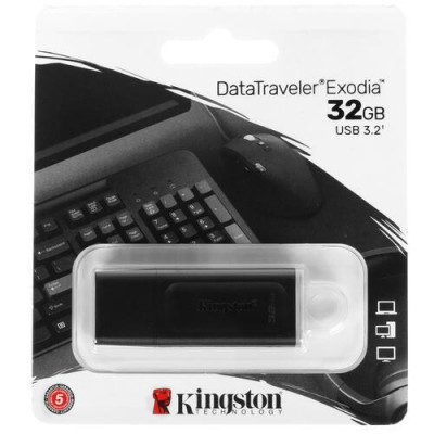 Память USB Flash 32 ГБ Kingston DataTraveler Exodia [DTX/32GB], BT-4717312