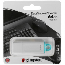 Память USB Flash 64 ГБ Kingston DataTraveler Exodia [DTX White/64GB]