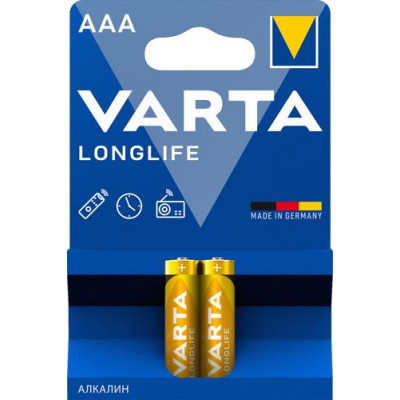 Батарейка щелочная Varta LongLife [04103101412], BT-4743340