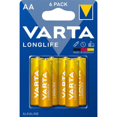 Батарейка щелочная Varta LongLife [04106101436], BT-4743350