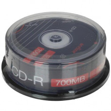 CD-диск Aceline CD-R, 0.7 ГБ, Cake Box, 52x, 25 шт