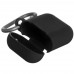 Чехол Aceline LightPods, AirPods, AirPods 2 Aceline Basic Carabin BAC-010 черный, BT-4767821