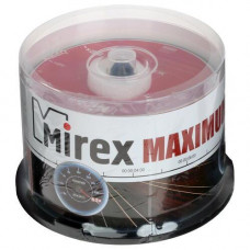 CD-диск Mirex CD-R, 0.7 ГБ, Cake Box, 52x, 50 шт
