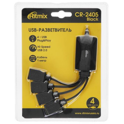 USB-разветвитель Ritmix CR-2405, BT-4809570