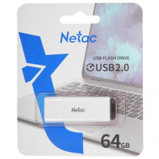 Память USB Flash 64 ГБ Netac U185 [NT03U185N-064G-20WH]